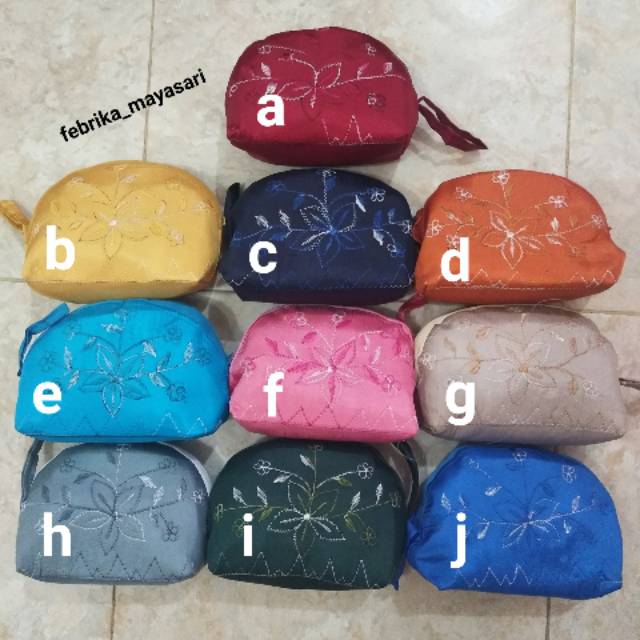 Mukena / Mukenah / Rukuh Parasit Parasut Bordir Jumbo Travelling