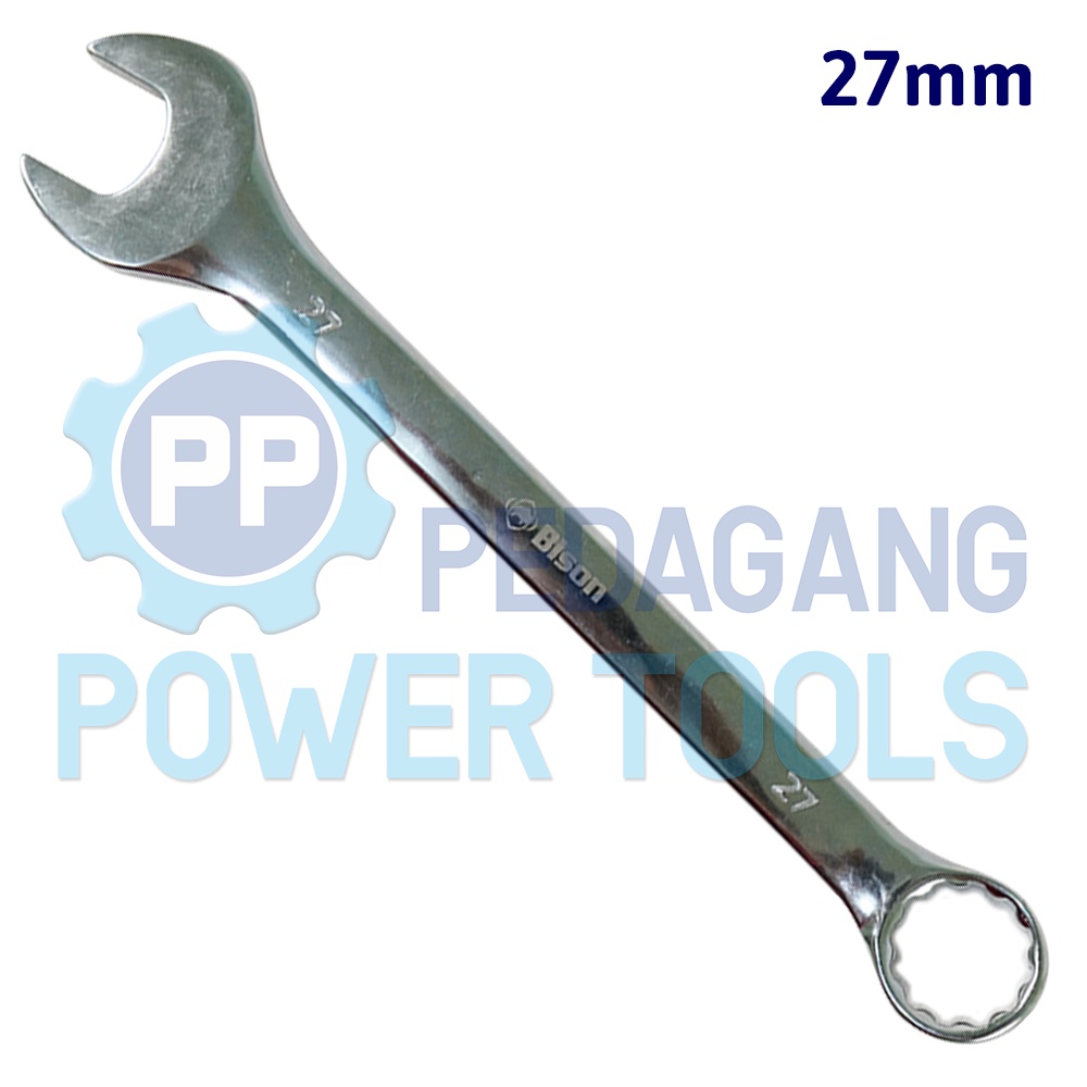 BISON KUNCI RING PAS 27 MM COMBINATION SPANNER WRENCH RINGPAS 27MM