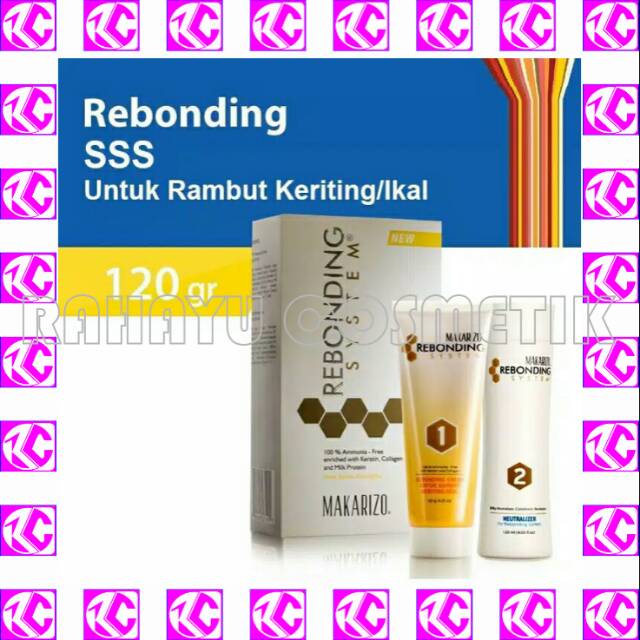  Makarizo  Rebonding System Cream SSS Tube Set 120 gr x 2 