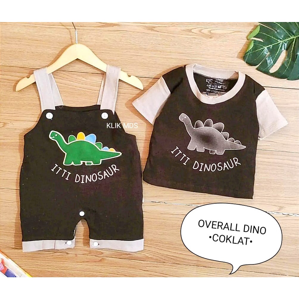 Klik Mds Overall Anak Bayi Laki-laki Motif Car Baby Dan Safari Estimasi Usia 3-12 Bulan