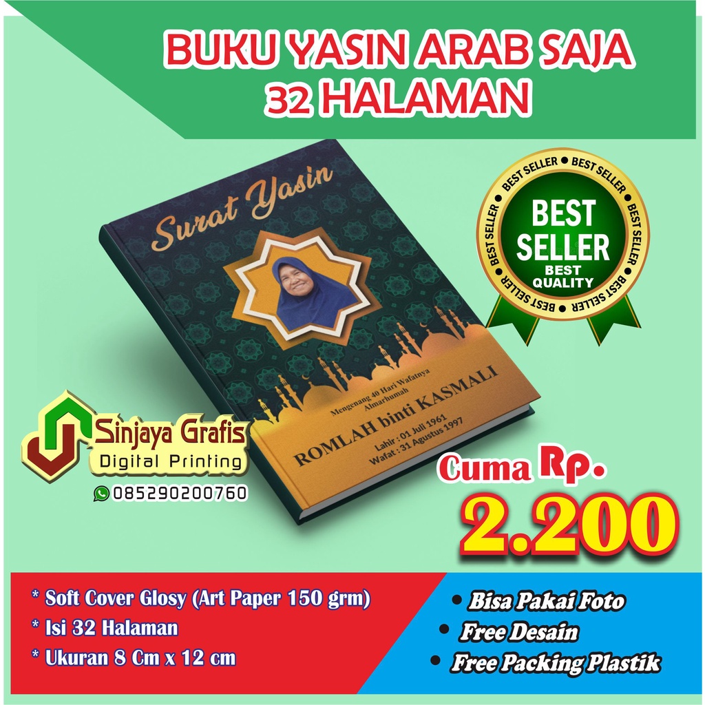BUKU YASIN / YASIN SAKU / YASIN MURAH / YASIN FOTO
