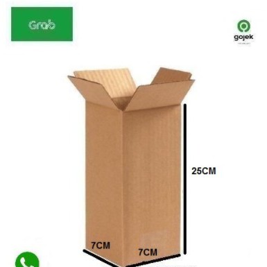 

Min 5 pcs (Klik 5 kali) Kardus/Dus/Box Botol Standing Box 7x7x25cm Baru Polos