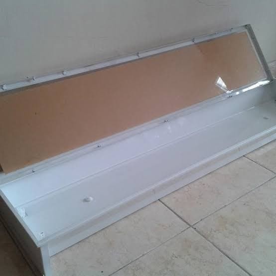 KAP LAMPU TKI ACRYLIC 2X36W KOMPLIT TLD NEON 36 WATT