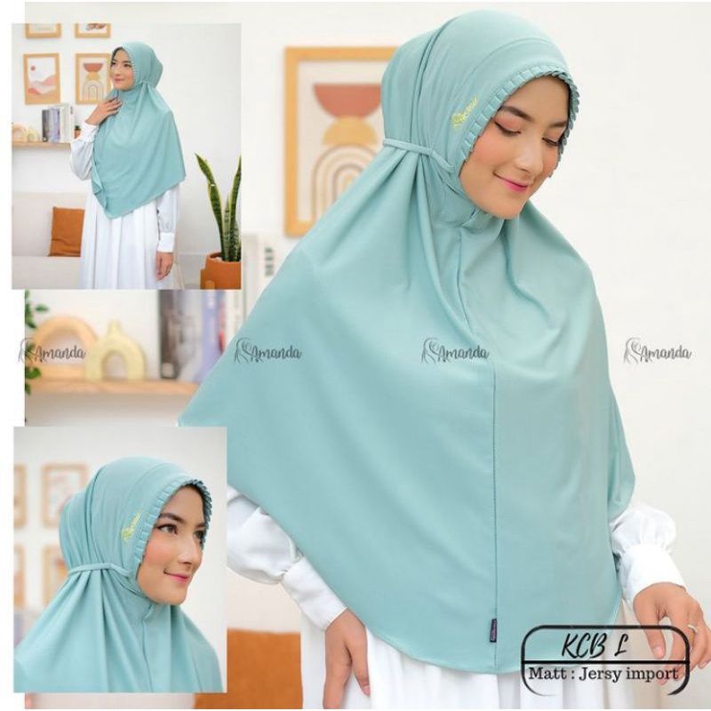 Bergo lipit Amanda KCB L