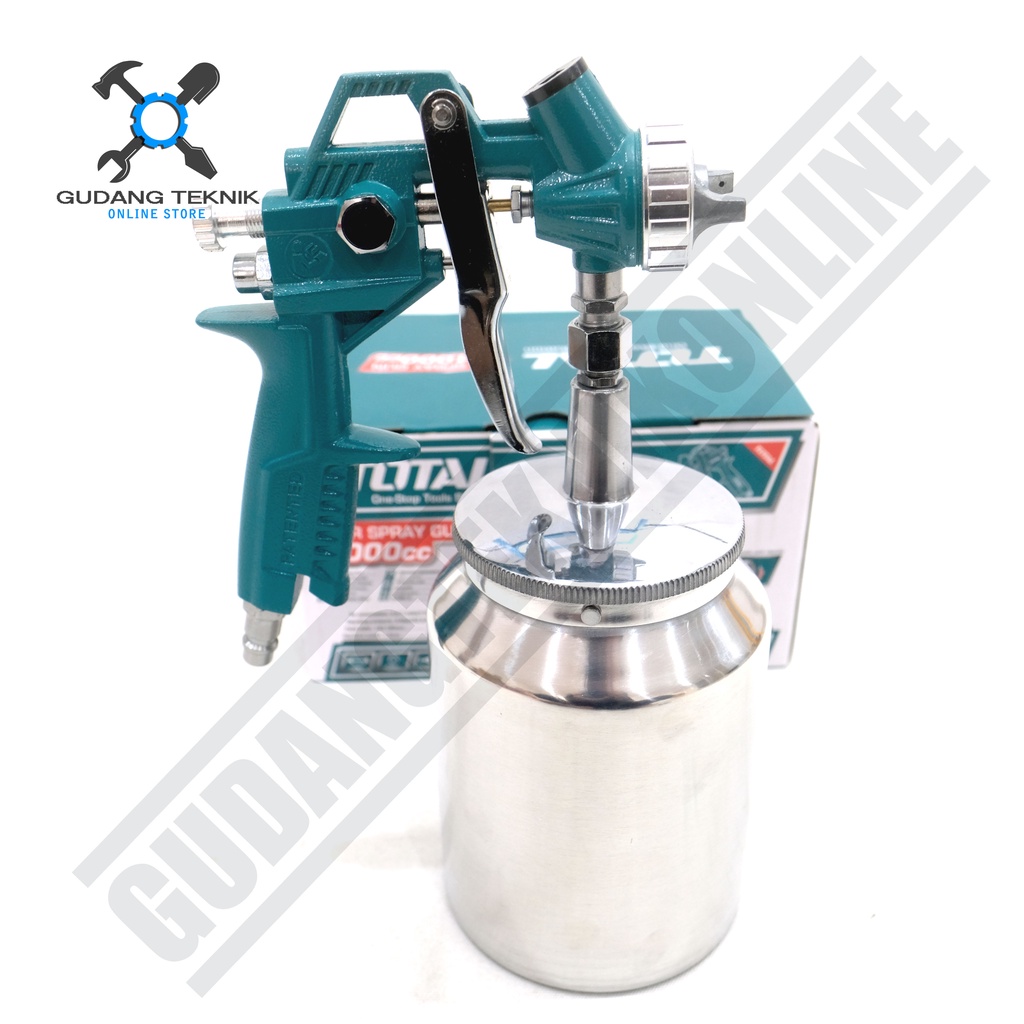 Spray Gun Total TAT11001 Tabung 1000ML Spraygun/ Alat Semprot Cat Tabung Bawah Total TAT 11001