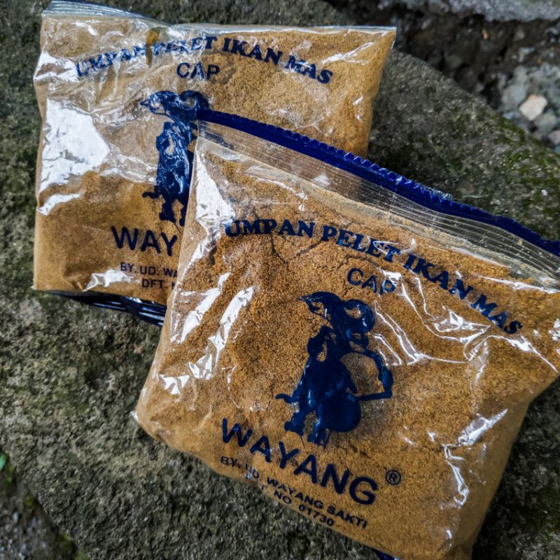 UMPAN PELET IKAN MAS CAP WAYANG