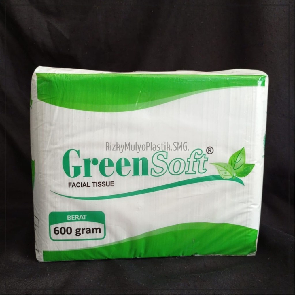 TIssue Green Soft Facial Softpack Refill 600 gram 2 PLY / Tisu Kertas