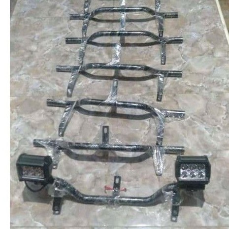 crassbar dudukan lampu tembak beserta lampu beat street