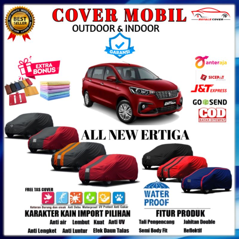 Body Cover Mobil Ertiga GX GL / Sarung Mobil Suzuki Ertiga All New Mantel Tutup Selimut Penutup