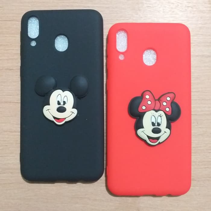 Case Samsung A20 Karakter 3D Minnie Mouse - Mickey Friends
