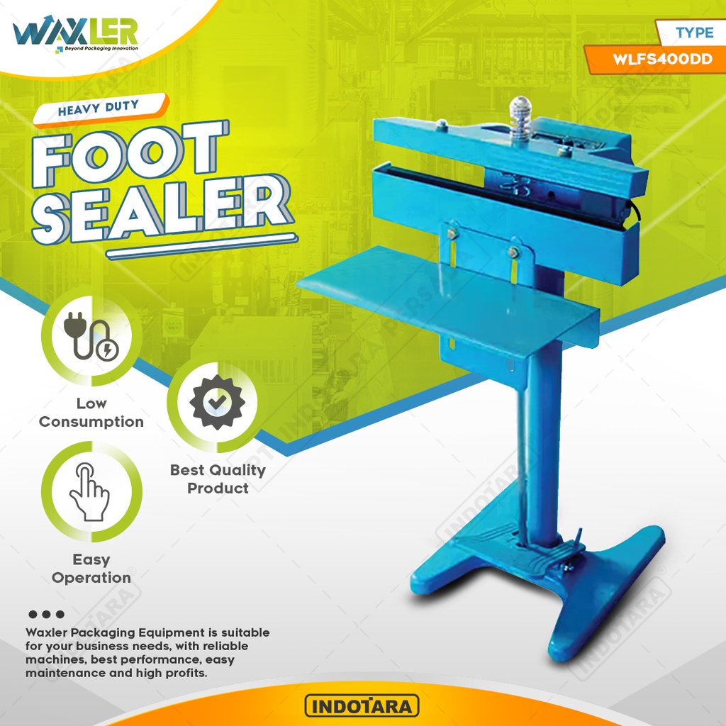 Mesin Press Plastik Injak / Waxler Foot Sealing Machine WLFS400DD