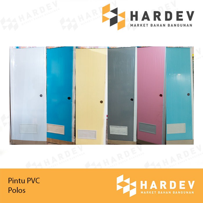 Pintu Kamar Mandi / Pintu PVC (Warna)