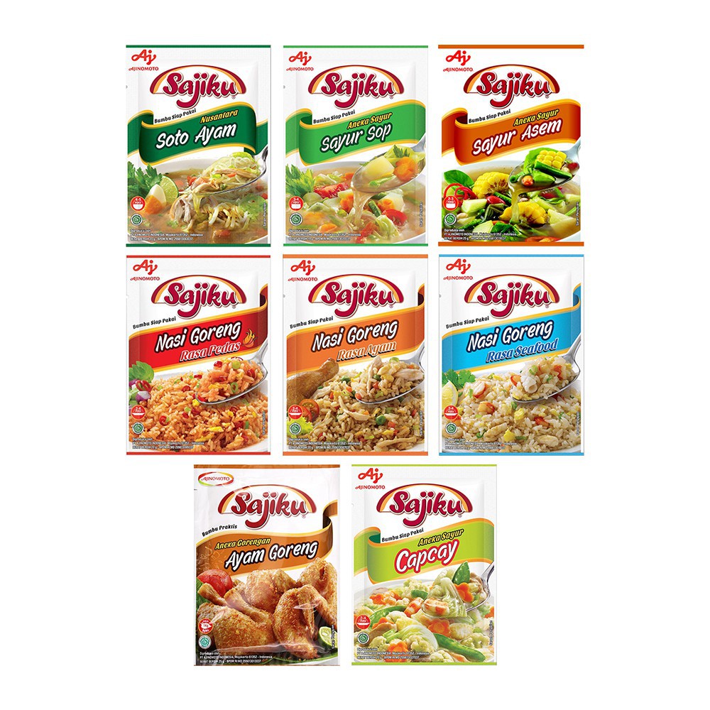 

☘️ MUMTAAZZTORE ☘️ AJINOMOTO Sajiku Bumbu Praktis Sachet