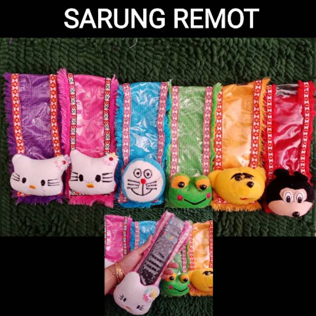 Sarung remot / cover remot / sarung remot karakter
