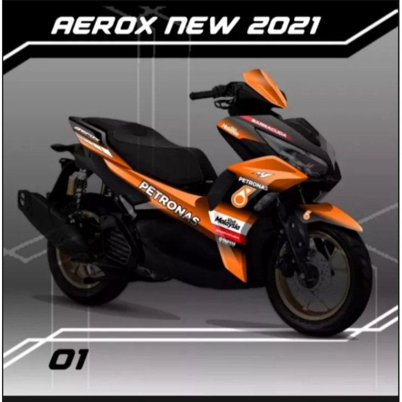 decal sticker motor yamaha aerox new 2021 fullbody