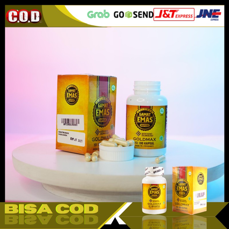 GOLDMAX Gamat Emas Kapsul EKstrak Gamat Emas Original Obat Ejakulasi