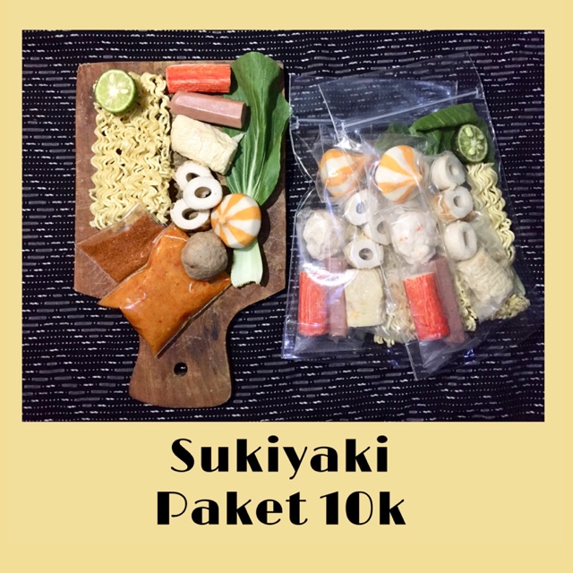 

Sukiyaki Tomyam Bumbu Homade Paket 10.000