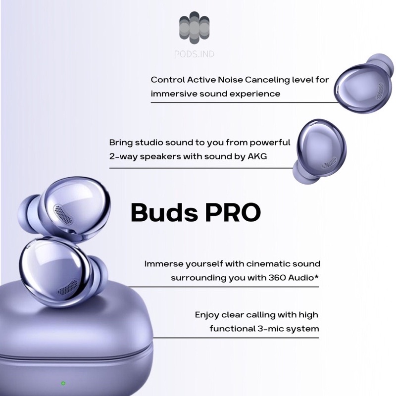 Samsung Galaxy Buds Pro Buds Live Headset Bluetooth Super Clone 1 : 1 OEM by AKG TWS Earphone Wireless Galaxy AKG R180 R190