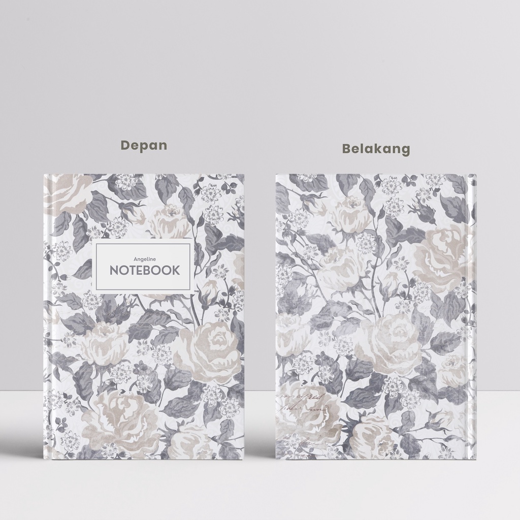 

CUSTOM NOTEBOOK FLORAL / Notes Agenda / Buku diary / Buku Tulis / Journal | A5/A6/B5 120 Lembar