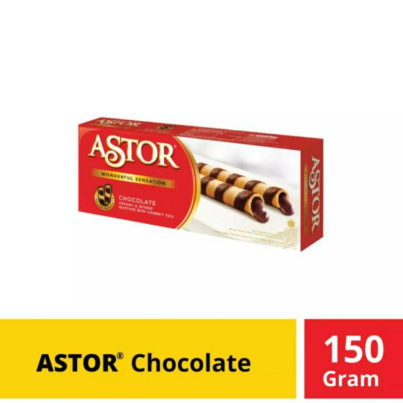 

Astor wafer stick cokelat 150 g