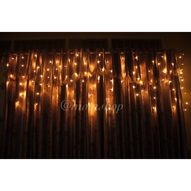 Curtain Lamp/ Lampu Tirai Warmwhite