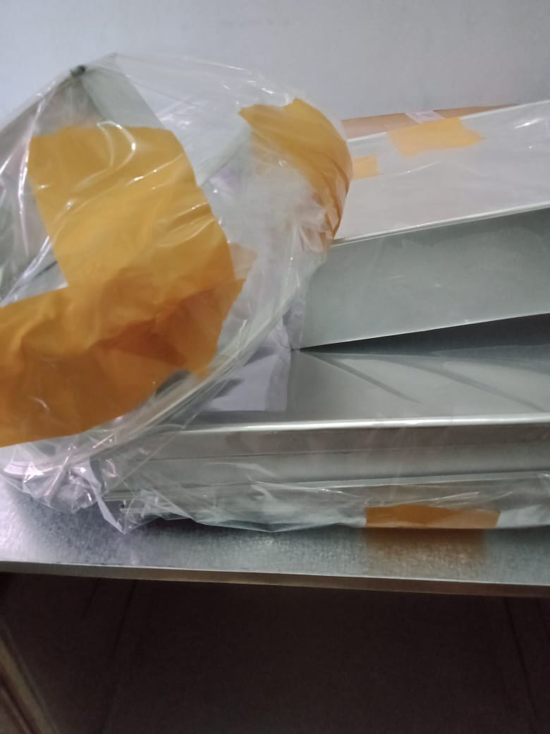 Dakontasik - Loyang Kue Tart Segi Empat 18x18 Alumunium Anti Karat