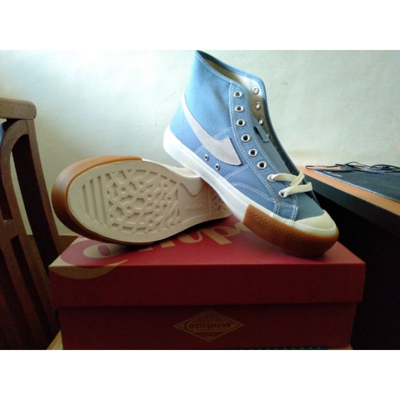 SEPATU COMPASS GAZELLE HI BLUESKY  RETAIL