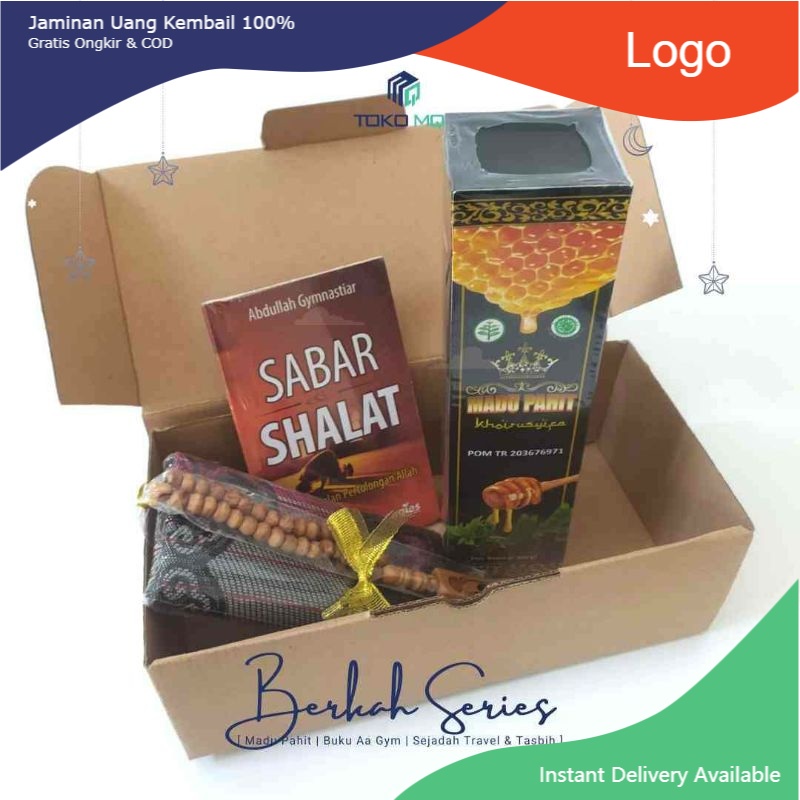 

Hampers Berkah Series (Madu Hitam | Buku Aa Gym | Sejadah & Tasbih)