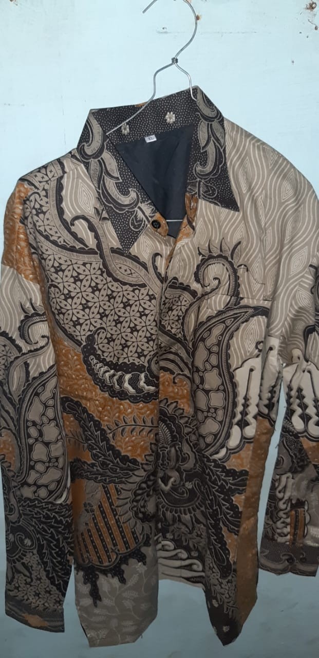 Kresna Batik Lengan Panjang Full Furing Katun Halus Sragenan Hq Size M-xxl Batik Solo