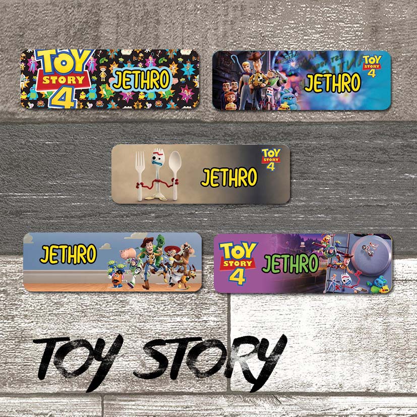 

STIKER LABEL NAMA TOY STORY