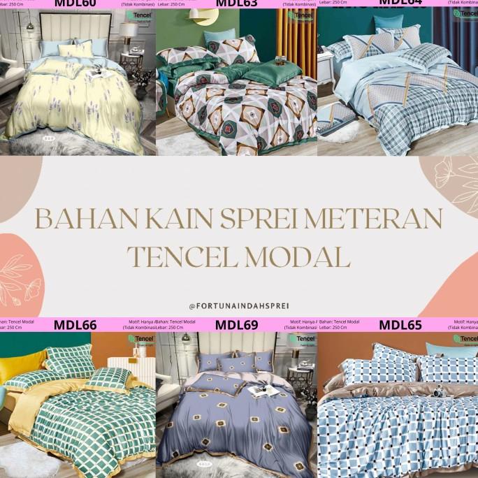 Bahan Kain Sprei Meteran TENCEL MODAL TERMURAH SUPER LEMBUT