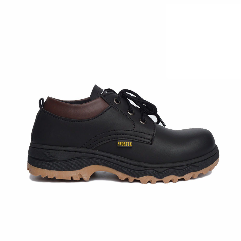  SEPATU  SAFETY  SEMI BOOTS  LOW TALI PRIA  KULIT BOOT  SAVETY 