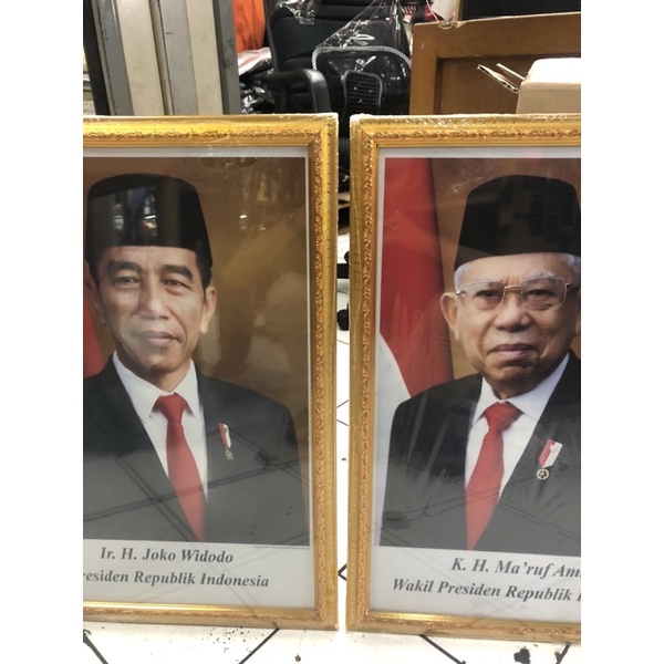 Frame Bingkai foto presiden wakil 45X65 cm