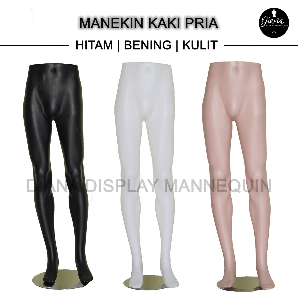 PATUNG MANEKIN KAKI CELANA PRIA DEWASA SET DENGAN PLAT BESI