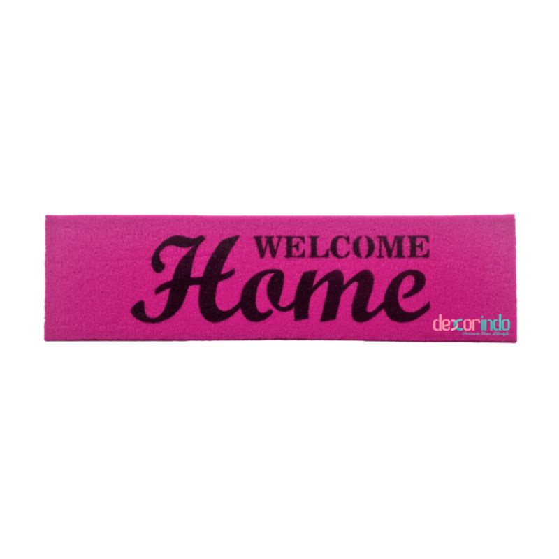 DEXORINDO - KESET WELCOME HOME PRINT - keset welcome | karpet-PINK