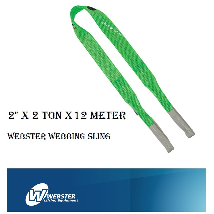 

Webster webbing sling 2" x 2ton x 12meter