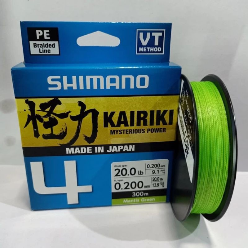 Senar PE SHIMANO KAIRIKI X4 20LBS 300M TERMURAH