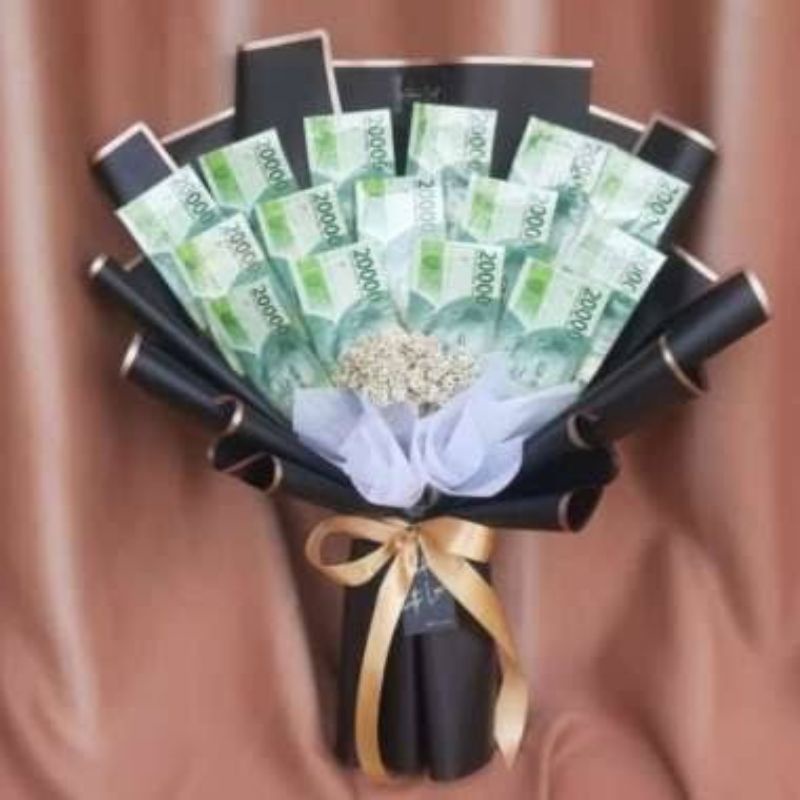 

money bouquet | buket uang pecahan 20.000