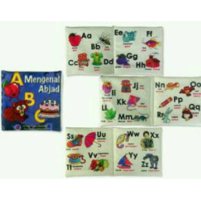 SALE Soft Book Baby Buku Bantal Seri Mengenal