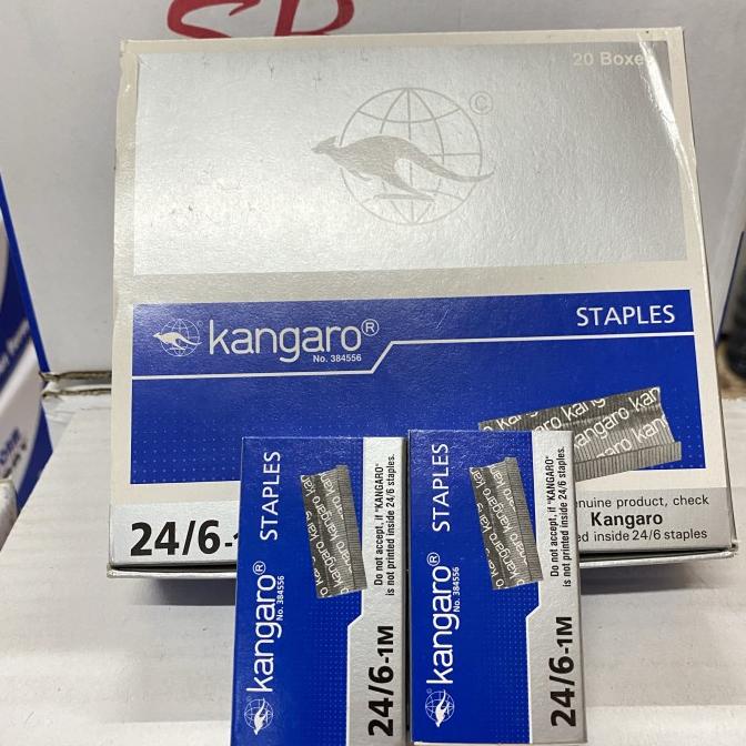 

KANGARO ISI STAPLES NO 24- 6 / ISI STAPLES NO 3 / ISI 20 box kecil CUCI GUDANG