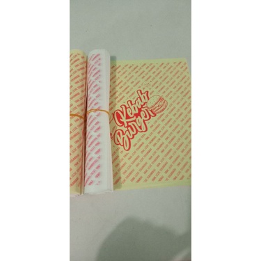 

kertas pembungkus kebab motif