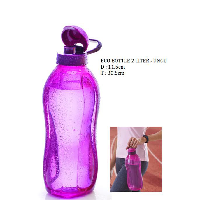 [[BISA COD]] Botol Minum Eco 2 Liter with Handle warna Ungu PROMO Kode 1158