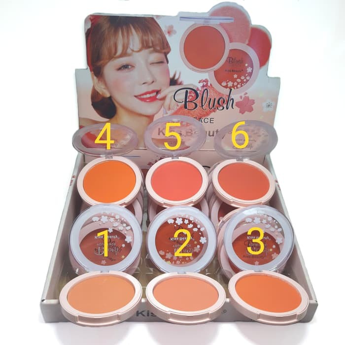 [Per Pc] Blush On Kiss Beauty Blush Your Face