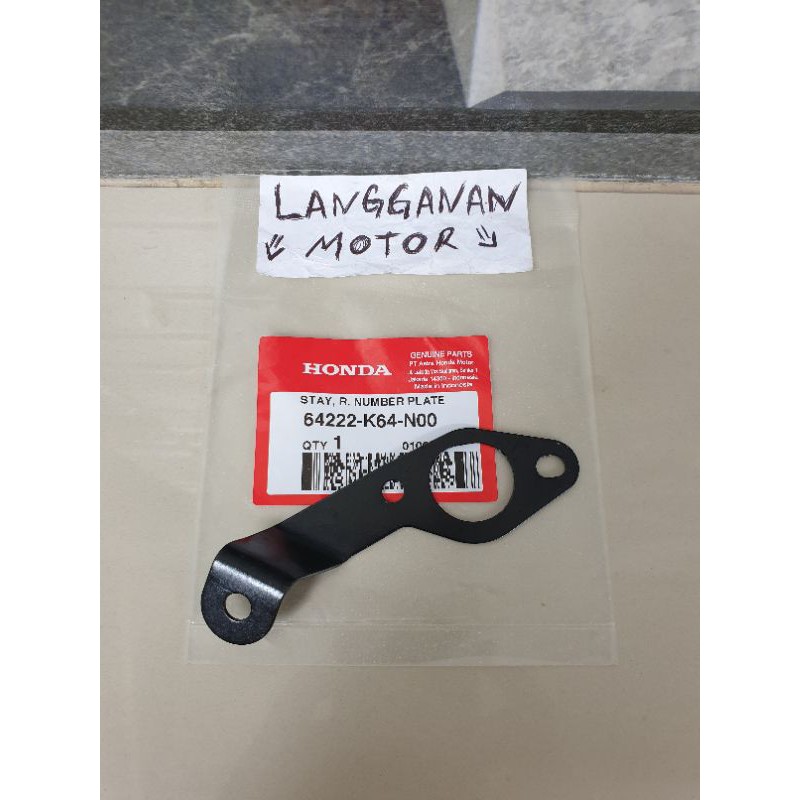 NEW BREKET BRACKET BESI DUDUKAN PLAT NOMER SPION KANAN NEW CBR 250 RR CBR 150R ORI AHM