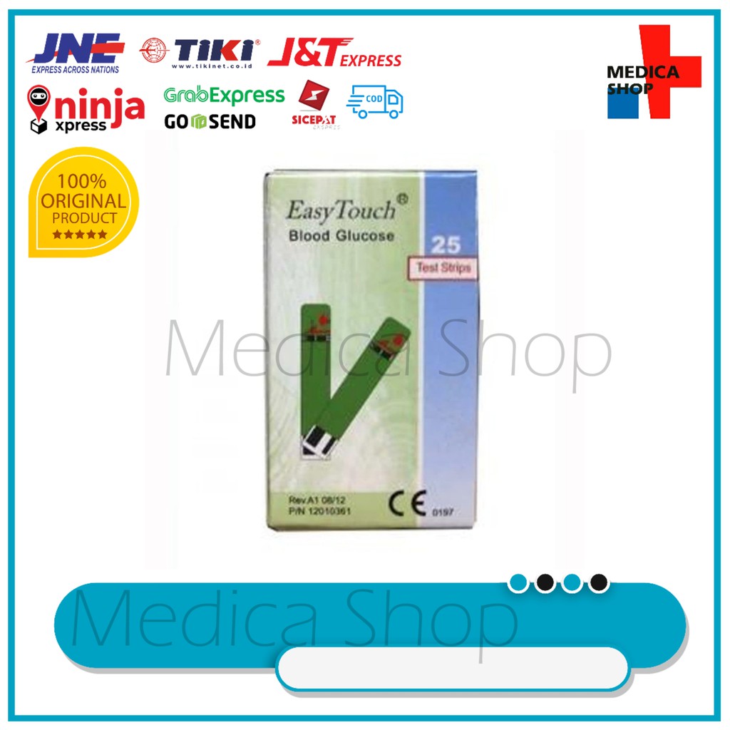 Strip Glucose / Gula Darah Easy Touch isi 25