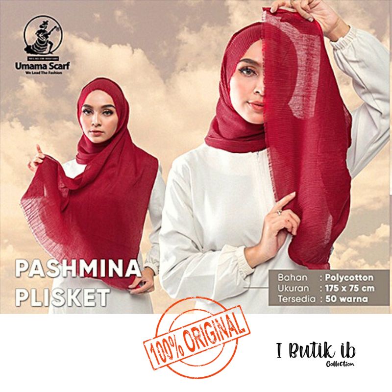 Umama PASHMINA FULL PLISKET RAWIS