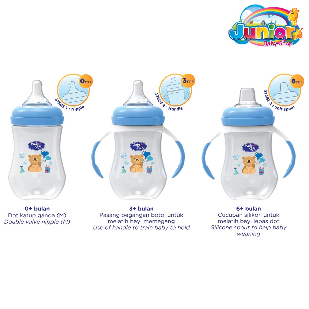 Baby Safe WN30 3 Stage Feeding Bottle