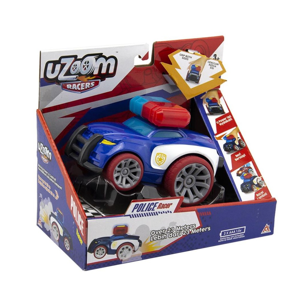 Mobil Mainan Alpha Group Uzoom Racers Police Car