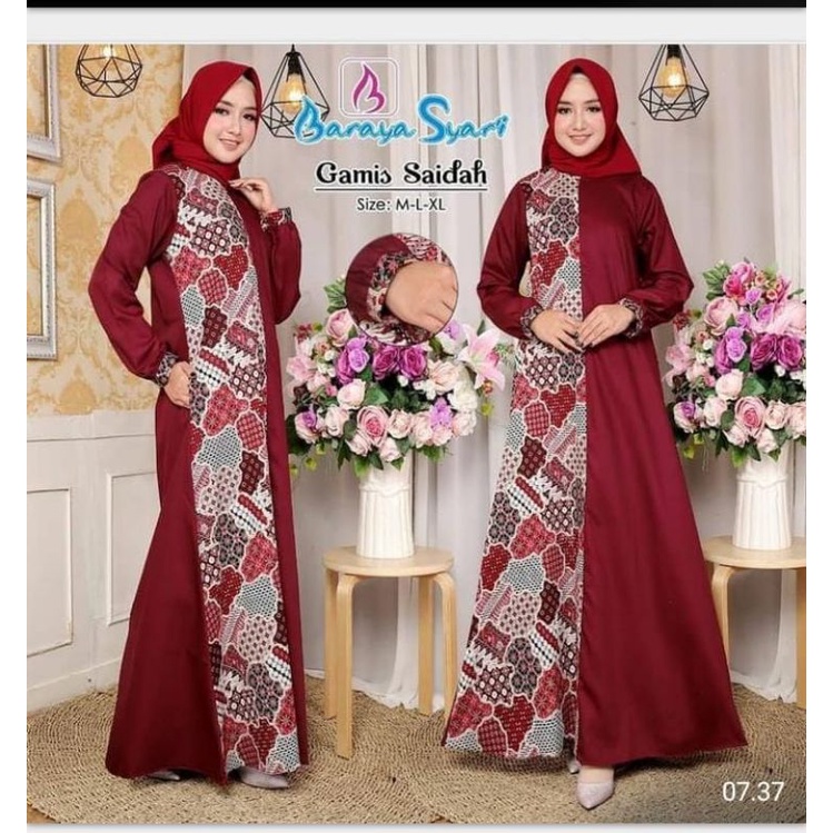 Gamis Batik Baraya syari
