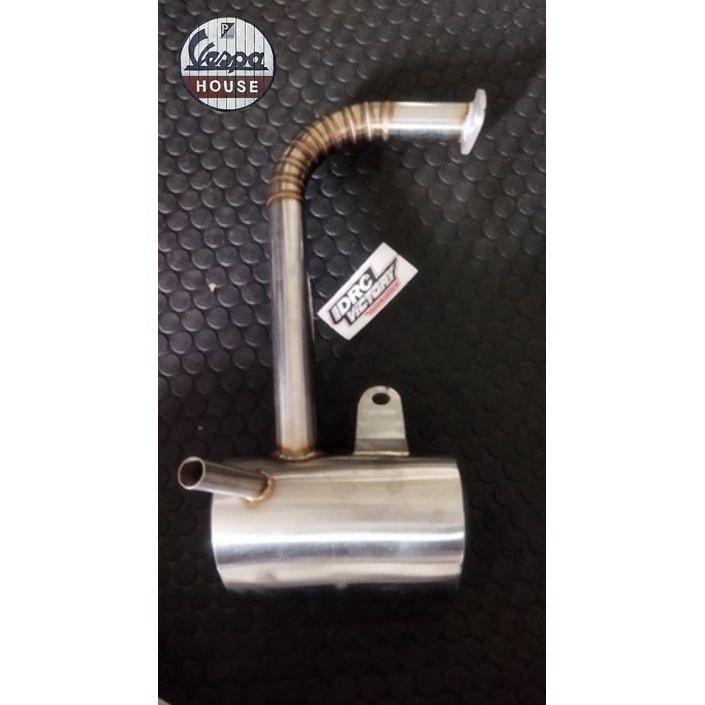 KNALPOT VESPA PTS DRC STANDAR RACING FULL STANLESS